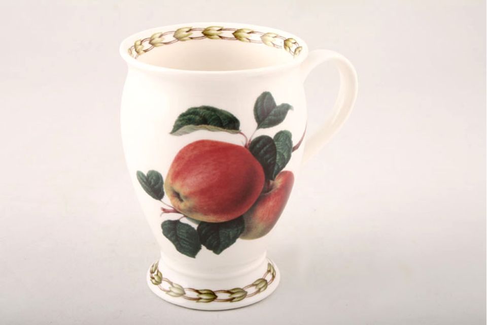 Queens Hookers Fruit Mug apple -footed 3" x 4 1/4"