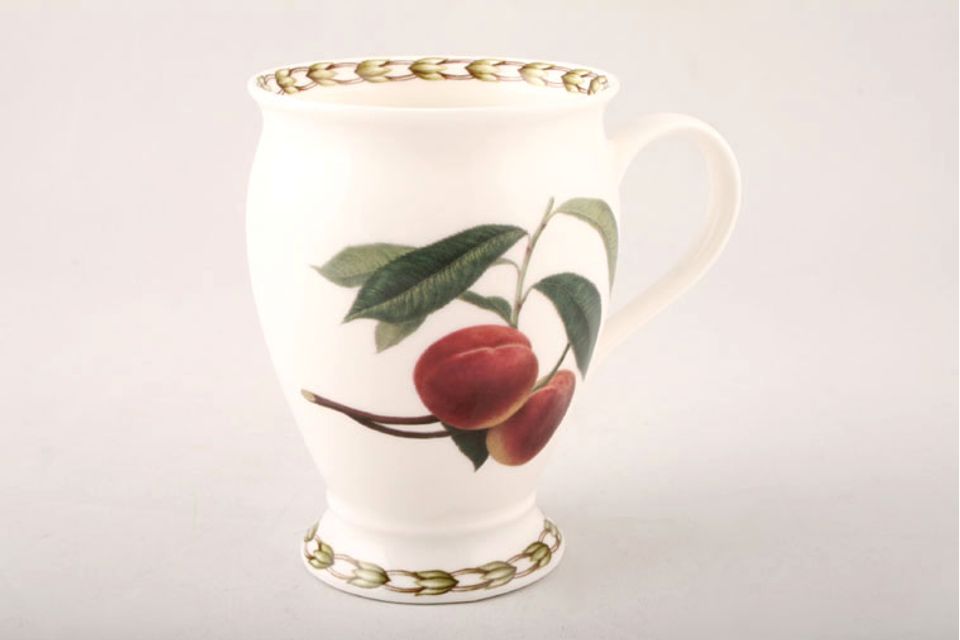 Queens Hookers Fruit Mug peach -footed 3" x 4 1/4"