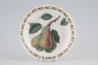 Queens Hookers Fruit Coaster Bone China - Pear 4"
