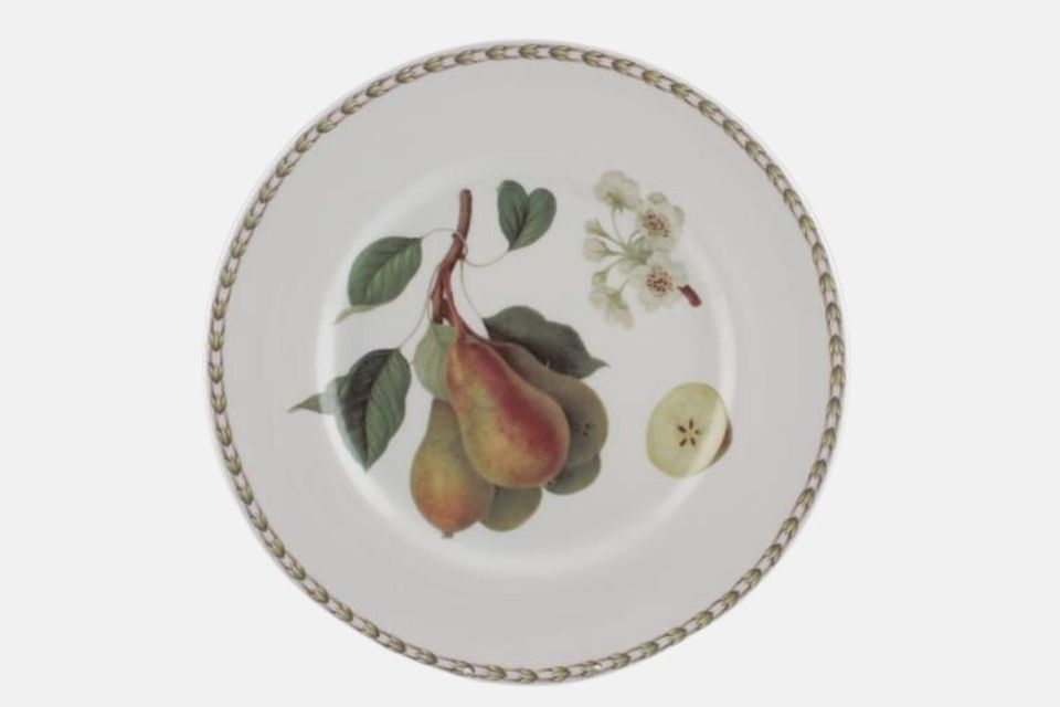 Queens Hookers Fruit Dinner Plate Pear - sizes may vary slightly 10 5/8"
