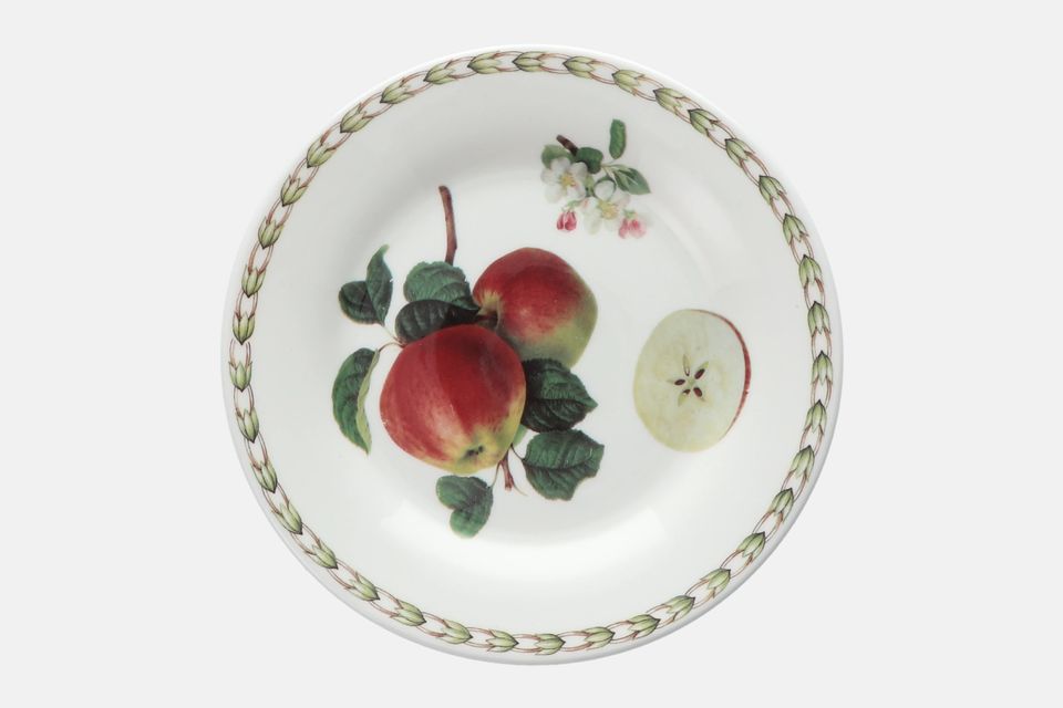 Queens Hookers Fruit Tea / Side Plate Apple - Raised Rim 6 3/8"
