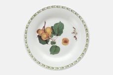 Queens Hookers Fruit Tea / Side Plate Apricot - Raised Rim 6 3/8" thumb 1