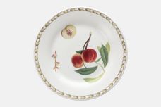 Queens Hookers Fruit Tea / Side Plate Peach - Raised Rim 6 3/8" thumb 1