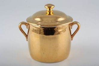 Royal Worcester Gold Lustre Marmite Pot + Lid Individual - Shape 29 Size 6