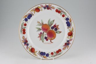 Royal Worcester Evesham - Gold Edge Dinner Plate Accent, Peach and Blackberry 10 1/4"