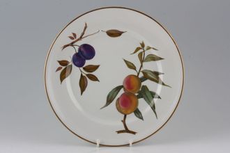 Sell Royal Worcester Evesham - Gold Edge Dinner Plate Plum and Peach, Raised rim, Sizes may vary slightly 10"