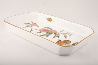 Sell Royal Worcester Evesham - Gold Edge Serving Dish Oblong, Peach Shape 36,Size 6 13 5/8" x 7 5/8"