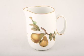 Royal Worcester Evesham - Gold Edge Milk Jug Severn - Pear. Gold on side of handle 1/2pt