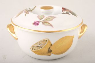 Sell Royal Worcester Evesham - Gold Edge Casserole Dish + Lid Round, Shape 23, Size 4, Individual - Round knob on lid, Fruits can Vary 1/2pt