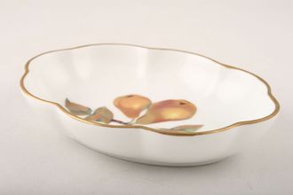 Sell Royal Worcester Evesham - Gold Edge Dish (Giftware) Oval, Scalloped 5 3/4" x 4 3/8"
