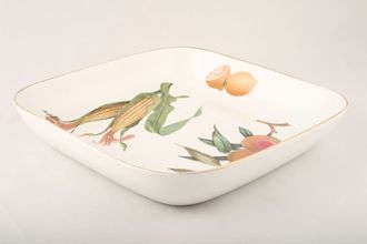 Sell Royal Worcester Evesham - Gold Edge Serving Dish Square dish, Corn, Fruits may vary 10 1/2" x 10 1/2"