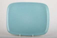 Poole Twintone Dove Grey and Sky Blue Cheese Dish + Lid 7 3/8" thumb 3