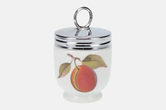 Sell Royal Worcester Evesham - Gold Edge Egg Coddler Peach, Metal fitting 2" x 2 1/2"