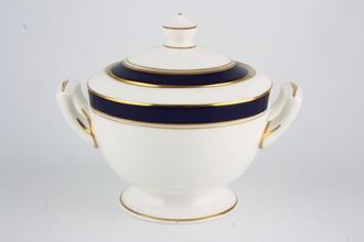 Sell Royal Worcester Howard - Cobalt Blue - gold rim Sugar Bowl - Lidded (Tea)