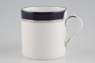 Sell Royal Worcester Howard - Cobalt Blue - silver rim Coffee/Espresso Can Made in England 2 1/2" x 2 1/2"