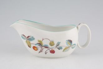 Sell Royal Worcester Strawberry Fair - Green Edge Sauce Boat
