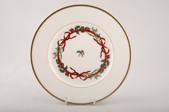 Sell Royal Worcester Holly Ribbons Salad/Dessert Plate Accent Plate 8"