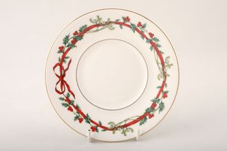 Sell Royal Worcester Holly Ribbons Tea Saucer 3" Well 6 1/4"