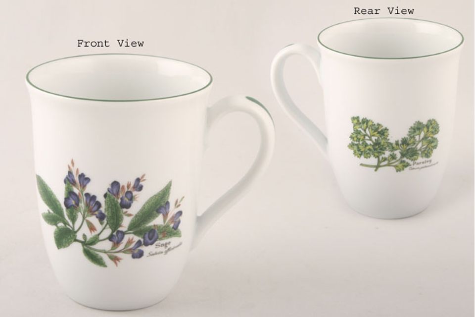 Royal Worcester Worcester Herbs Mug Sage, Parsley 3 1/4" x 4 1/4"