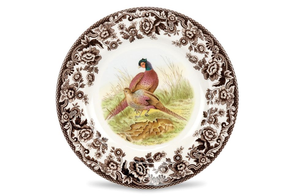 Spode Woodland Salad/Dessert Plate Pheasant 7 3/4"