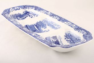 Sell Spode Blue Italian Serving Dish Condiment Tray - Divided 12 1/4"