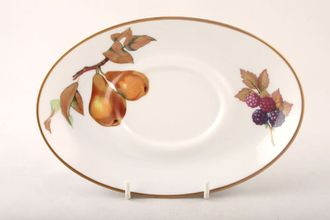 Sell Royal Worcester Evesham - Gold Edge Sauce Boat Stand Pear - for rounded sauceboat 7 1/2"