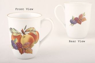 Sell Royal Worcester Evesham - Gold Edge Mug Apricot and Blackberry 3 1/4" x 4 1/4"