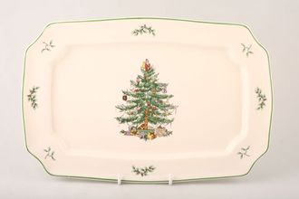 Spode Christmas Tree Oblong Platter 13 1/4"