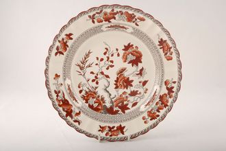 Spode Indian Tree - Terracotta - New Backstamp Dinner Plate Less Colour.See Photo 10 1/2"