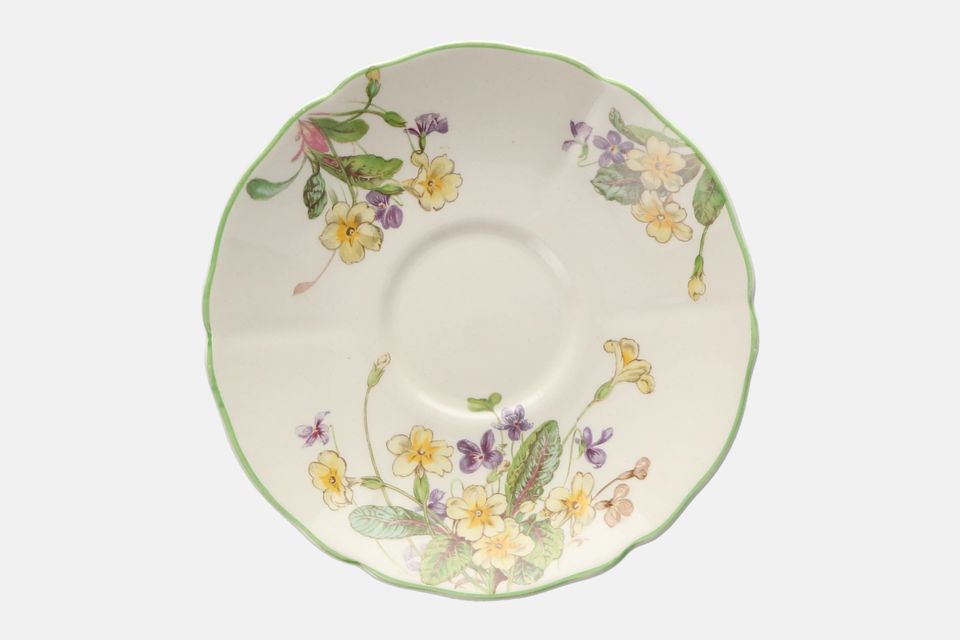 Royal Doulton April - D6087 Breakfast Saucer Can be for Soup Cup 6 1/2"