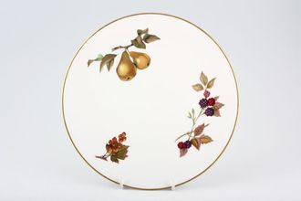 Sell Royal Worcester Evesham - Gold Edge Cake Plate Pear, Round 9 1/4"