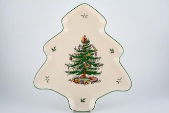 Sell Spode Christmas Tree Serving Dish Spode 'Christmas Tree' Shallow, Tree Shaped Dish 14"