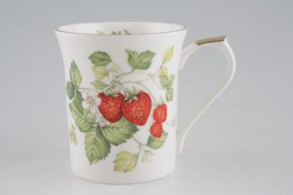 Sell Queens Virginia Strawberry - Gold Edge - Plain Mug Gold on top of the handle 3" x 3 3/8"