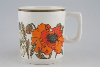 Sell Meakin Poppy - Ridged and Rounded Bases Mug Ridged 3" x 3 1/2"