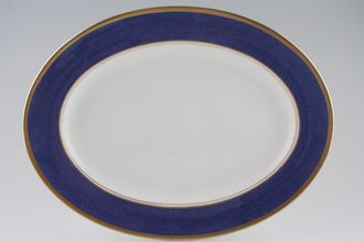 Coalport Athlone - Cobalt Blue Oval Platter 15 1/2"
