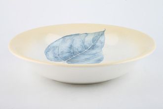 Sell Portmeirion Seasons Collection - Leaves Serving Bowl Blue leaf - Cream, Shallow 10 1/2"