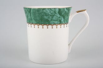 Queens Symphony Mug Straight sided - Green. Also fits TV Plate 3" x 3 3/8"