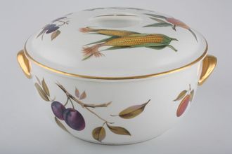 Sell Royal Worcester Evesham - Gold Edge Casserole Dish + Lid Round, Shape 23, Size 7 Straight Handle on Lid 4pt