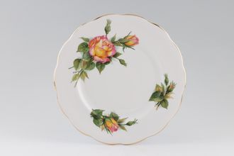 Roslyn Harry Wheatcroft Roses - Peace Salad/Dessert Plate Peace 8 1/4"