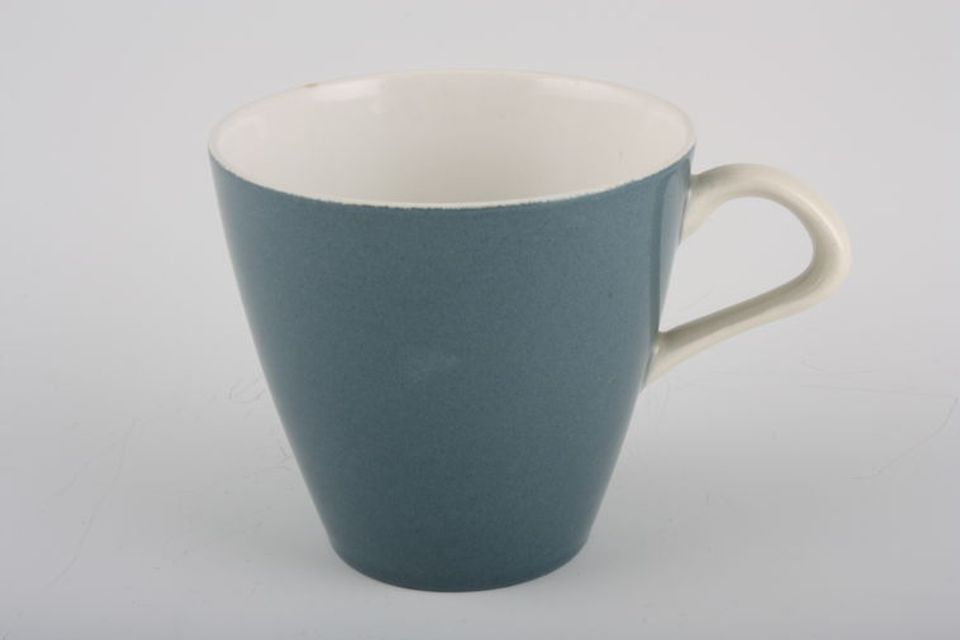 Poole Blue Moon Teacup White Handle 3 1/4" x 3"