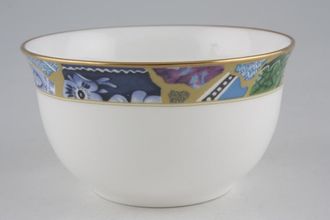 Minton Blue Mosaic Sugar Bowl - Open (Tea)