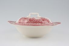 Johnson Brothers Old Britain Castles - Pink Vegetable Tureen with Lid thumb 1