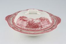 Johnson Brothers Old Britain Castles - Pink Vegetable Tureen with Lid thumb 2
