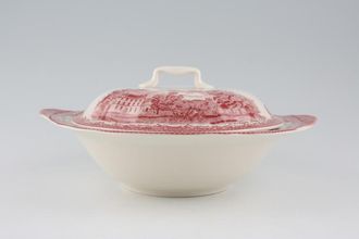 Johnson Brothers Old Britain Castles - Pink Vegetable Tureen with Lid