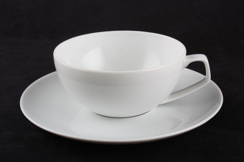 Rosenthal Tac Gropius - White Teacup & Saucer 3 7/8" x 1 7/8"