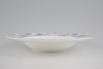 Royal Worcester Oriental Blue Rimmed Bowl 9 1/4"