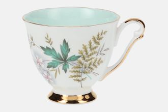 Sell Queen Anne Louise - Green - Gold Edge Coffee Cup 2 7/8" x 2 1/2"