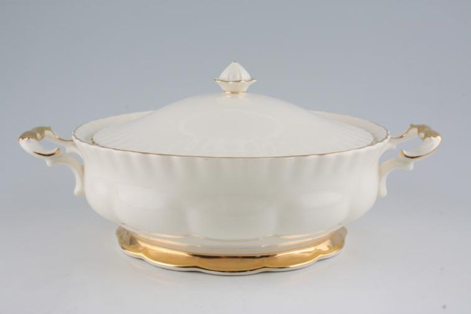 Royal Albert Affinity Gold Vegetable Tureen with Lid