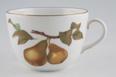 Royal Worcester Evesham - Gold Edge Breakfast Cup Gold on side of handle - ear shaped handle 4" x 2 3/4" thumb 1
