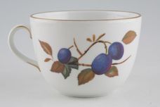 Royal Worcester Evesham - Gold Edge Breakfast Cup Gold on side of handle - ear shaped handle 4" x 2 3/4" thumb 2